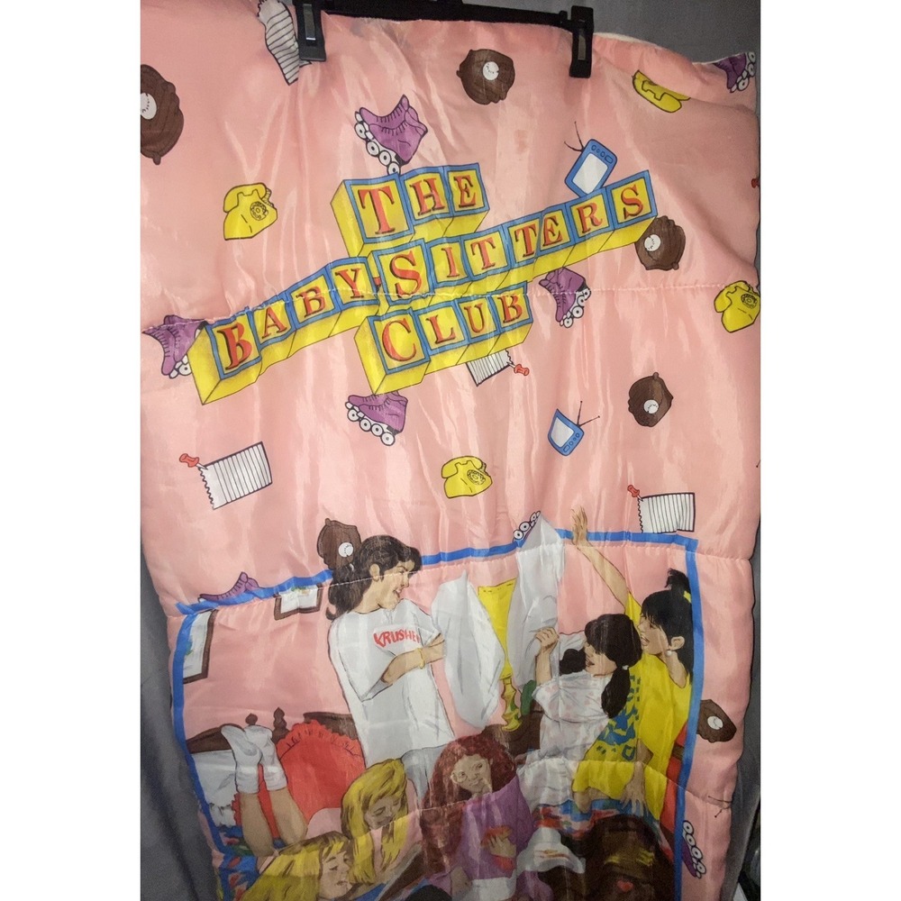 RARE The Babysitters Club Promotional Sleeping Bag 30" x 67" Vintage 90s